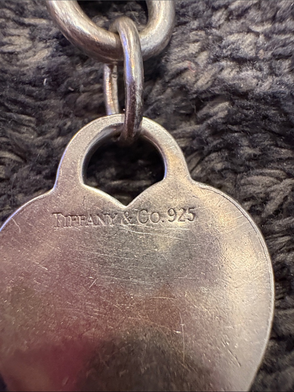 Tiffany & Co. Silver Heart Charm Link Bracelet - Picture 3 of 3